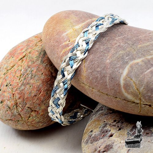 Bracelet tressé Eyvor - en cuivre plaqué et coloré – Image 8