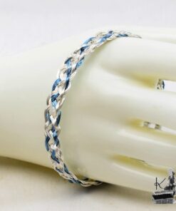 Bracelet tressé Eyvor - en cuivre plaqué et coloré – Image 7