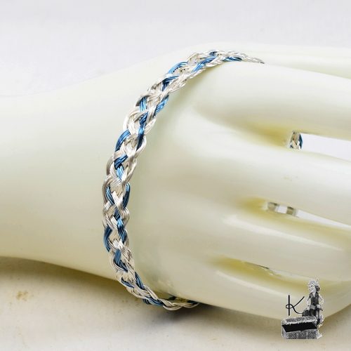 Bracelet tressé Eyvor - en cuivre plaqué et coloré – Image 7