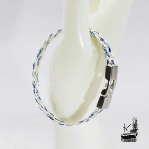 Bracelet tressé Eyvor - en cuivre plaqué et coloré – Image 6