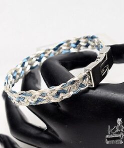 Bracelet tressé Eyvor - en cuivre plaqué et coloré – Image 5