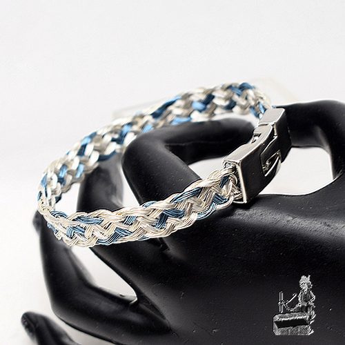 Bracelet tressé Eyvor - en cuivre plaqué et coloré – Image 5