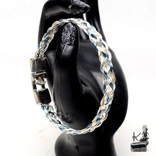 Bracelet tressé Eyvor - en cuivre plaqué et coloré – Image 4