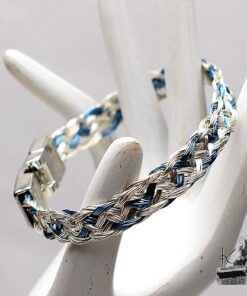 Bracelet tressé Eyvor - en cuivre plaqué et coloré – Image 3