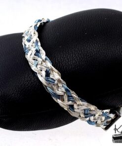 Bracelet tressé Eyvor - en cuivre plaqué et coloré – Image 2