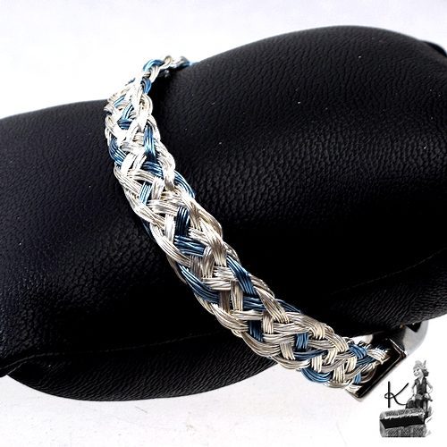 Bracelet tressé Eyvor - en cuivre plaqué et coloré – Image 2