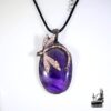 pendentif libania en cuivre et amethyste