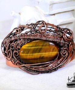 Bracelet manchette balerion oeil de tigre