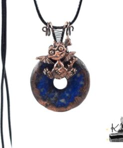 Pendentif Glasfeu - dragounet et lapis lazuli – Image 7
