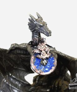 Pendentif Glasfeu - dragounet et lapis lazuli – Image 5