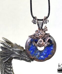 pendentif en lapis lazuli Glasfeu