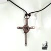 Pendentif croix celtique en cuivre