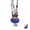 Collier karaliene an cuivre avec lapis lazuli