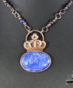 Collier Karaliene - lapis lazuli et cuivre – Image 6