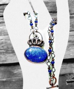 Collier Karaliene - lapis lazuli et cuivre – Image 5