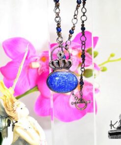 Collier Karaliene - lapis lazuli et cuivre – Image 4
