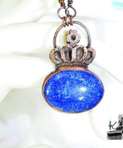 Collier Karaliene - lapis lazuli et cuivre – Image 2