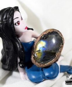Bague ajustable Dyri - cuivre et labradorite – Image 2