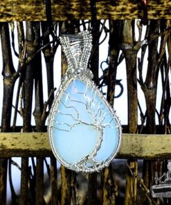 Pendentif arbre de vie Aercat - opalite – Image 3