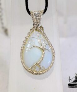 Pendentif arbre de vie Aercat - opalite – Image 2
