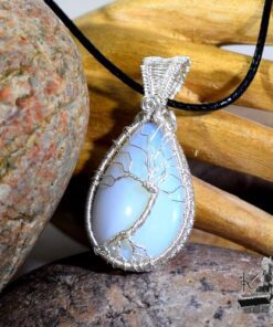 Pendentif arbre de vie Aercat - opalite – Image 8