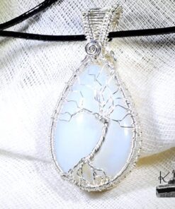 Pendentif arbre de vie Aercat - opalite – Image 4