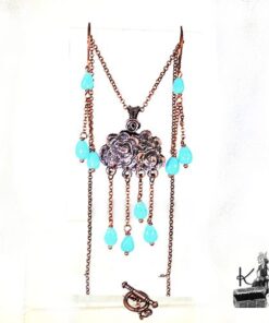 Parure Normandy - pendentif avec ses boucles d'oreille – Image 7