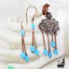 Parure Normandy avec son pendentif et ses boucles d'oreille