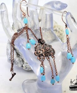 Parure Normandy - pendentif avec ses boucles d'oreille – Image 2
