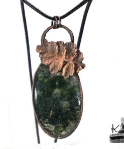 Pendentif Guarradh - quartz jardin et cuivre – Image 9