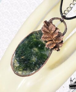 Pendentif Guarradh - quartz jardin et cuivre – Image 6