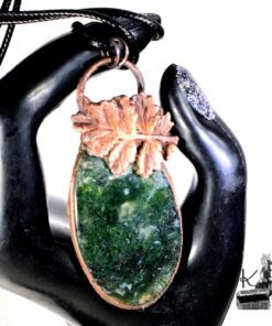 Pendentif Guarradh - quartz jardin et cuivre – Image 5