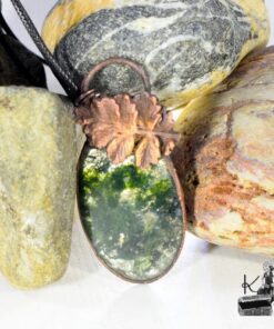 Pendentif Guarradh - quartz jardin et cuivre – Image 4