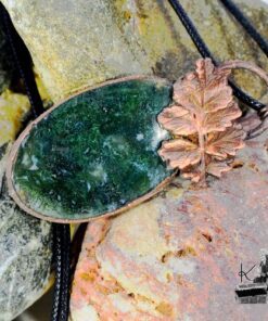 Pendentif Guarradh - quartz jardin et cuivre – Image 3