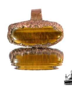 Bague ajustable Daeron - cuivre et oeil de tigre – Image 5