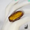 Bague reglable Daeron en cuivre avec oeil de tigre