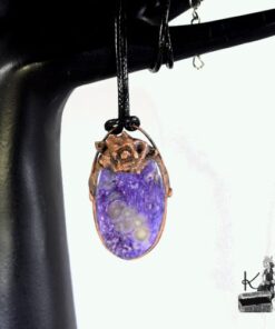 Pendentif rosas avec sa charoite