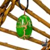 arbre de vie en cuivre sur jade malay