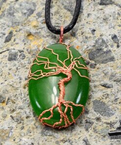 Pendentif Arbre de vie Hafgan - jade malay – Image 4