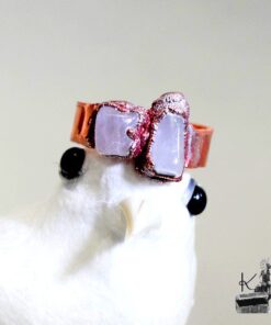 Bague ajustable Ruiza - cuivre et quartz rose – Image 2