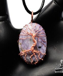 Pendentif Arbre de vie Eihblin - charoite – Image 7