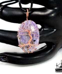 Pendentif Arbre de vie Eihblin - charoite – Image 6
