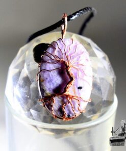 Pendentif Arbre de vie Eihblin - charoite – Image 2