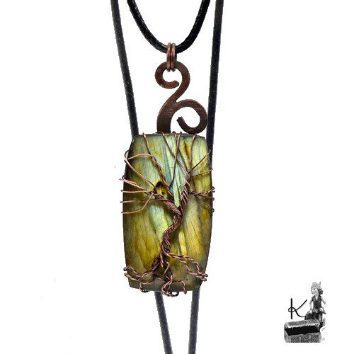 Pendentif Arbre de vie Yulia- labradorite – Image 11
