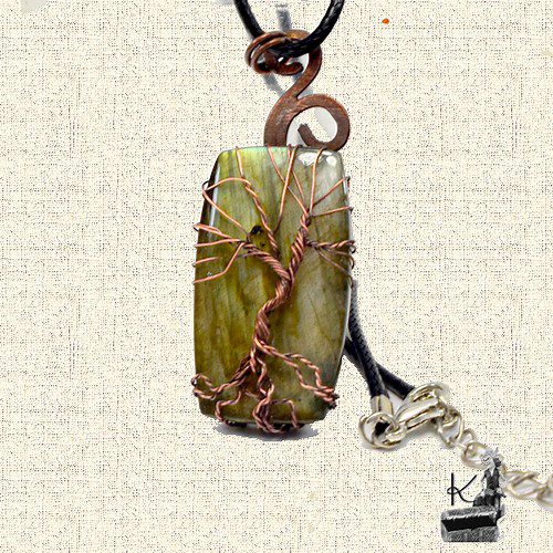 Pendentif Arbre de vie Yulia- labradorite – Image 10