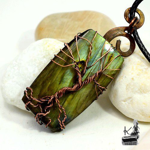 Pendentif Arbre de vie Yulia- labradorite – Image 5