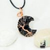 Pendentif Latone en obsidienne