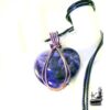 pendentif gelmir - coeur en améthyste