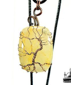 Pendentif Arbre de vie Ahez - quartz rutile doré – Image 10