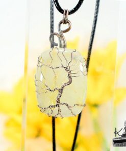 Pendentif Arbre de vie Ahez - quartz rutile doré – Image 9